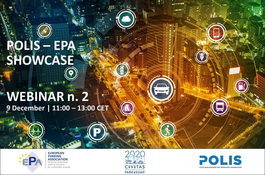WEBINAR N. 2 POLIS-EPA: Off-street parking management activities for new mobility services